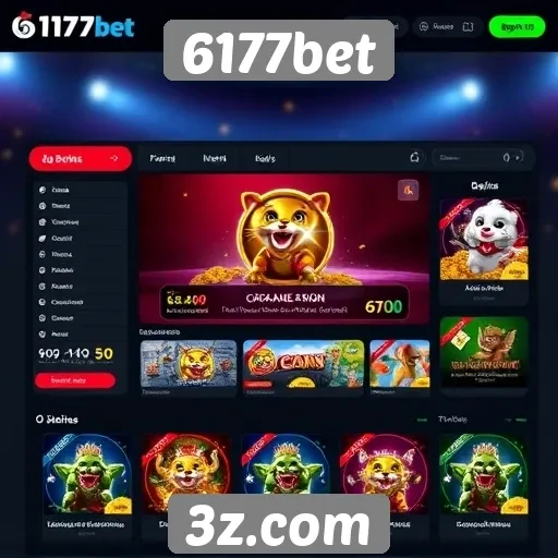 Interface do usuário no site 6177bet é intuitiva